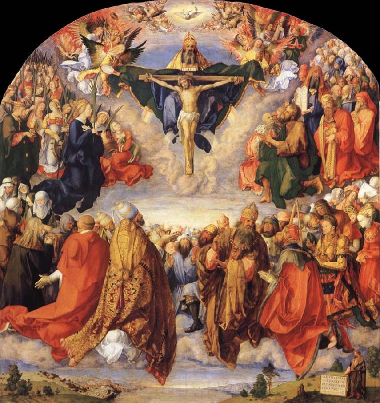 Albrecht Durer The All Saints altarpiece Norge oil painting art